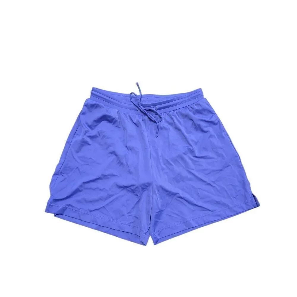 LL Bean Shorts Blue Elastic Waist Women's Size Small